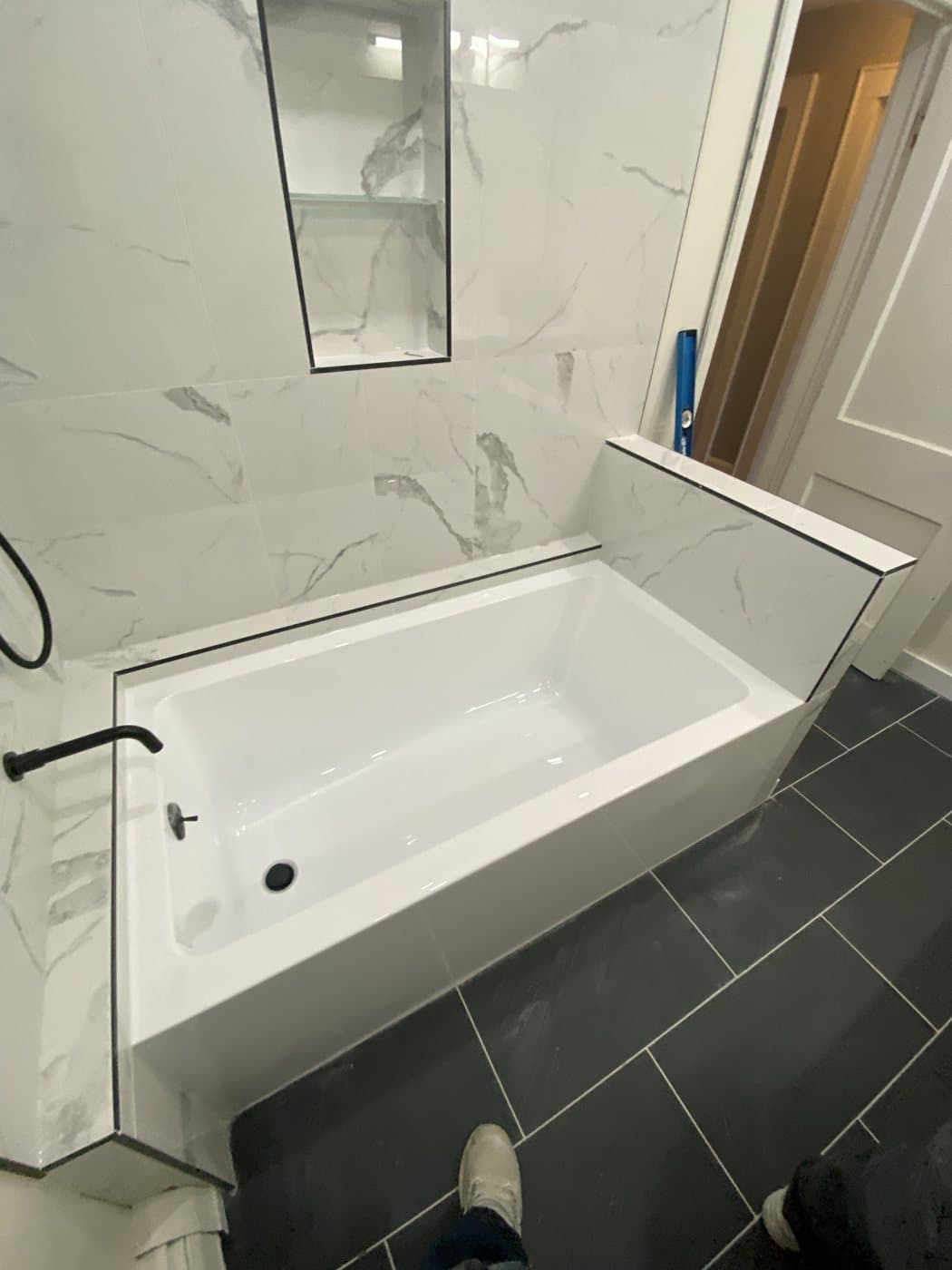 Marble bathroom